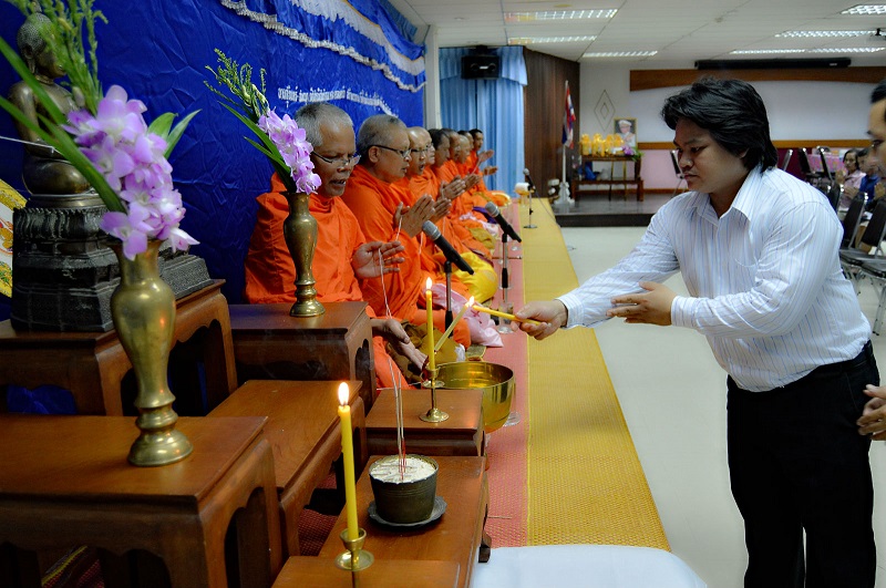 ทำบุญเลี้ยงพระเพล และการชี้แจงเกี่ยวกับงานประกันคุณภาพการศึกษา