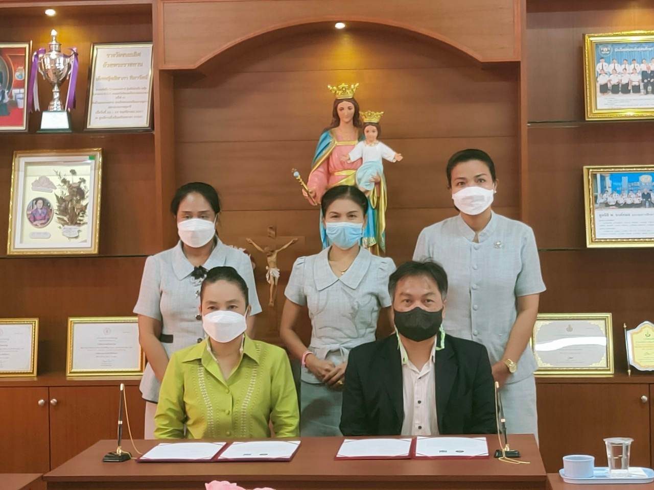 คณะวิทยาศาสตร์และเทคโนโลยี ร่วมลงนามบันทึกข้อตกลงความร่วมมือ กับโรงเรียนสารสาสน์วิเทศนครปฐม